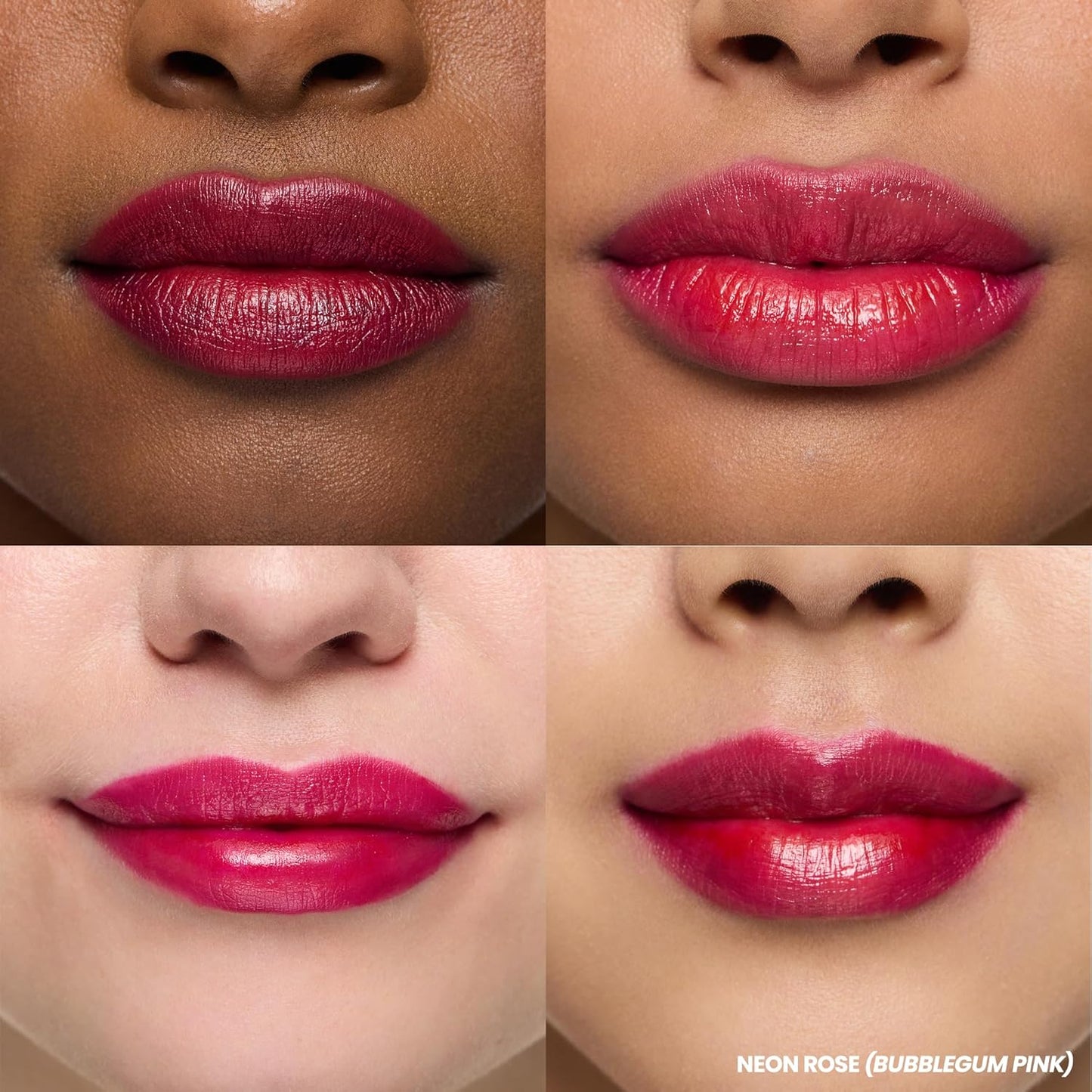 Wonderskin Wonder Blading Lip Stain Peel Off Masque - Long Lasting Waterproof Pink Tint | Matte Finish Neon Rose