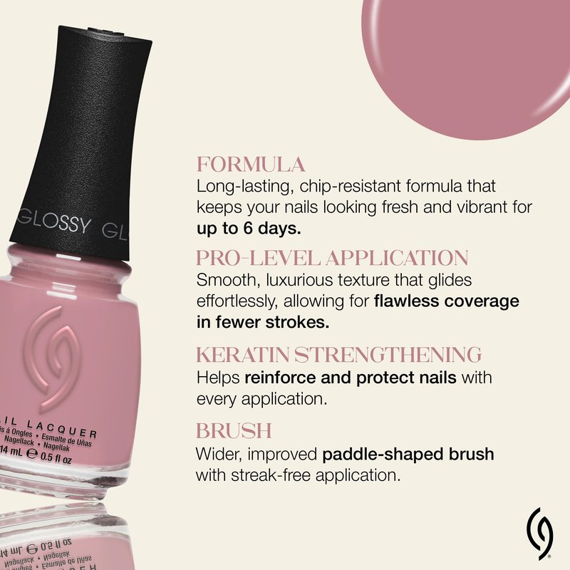China Glaze Cg Nail Lacquer Kill the Lights – Nude Pink Nail Polish, Quick Dry, Chip Resistant, Glossy Finish for Salon & DIY Manicure, 0.5 Fl Oz