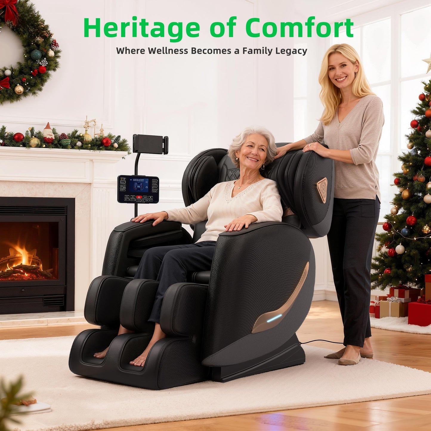 VUYSUYVY Upgraded Massage Chair Full Body, Zero Gravity Massage Chair Recliner- 10 Fix Points, 2026 Shiatsu Massage Chairs with Heat, Airbags, Foot Massage, 6 Auto Modes, Bluetooth Speaker
