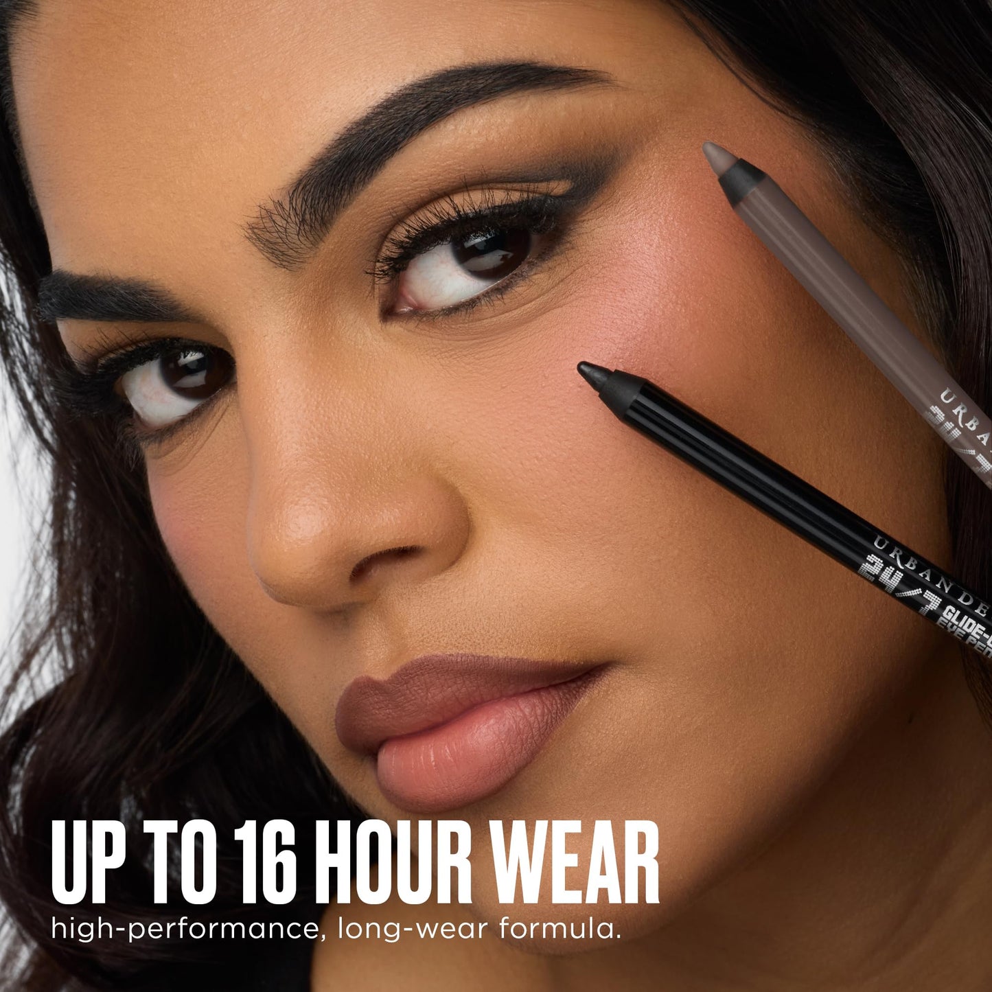 URBAN DECAY 24/7 Glide-On Waterproof Eyeliner Pencil - Smudge-Proof, Long-Lasting, Transfer-Proof, Up to 16HR Wear, Smooth No-Tug Formula, Perversion (Matte Blackest Black) - 0.04 oz