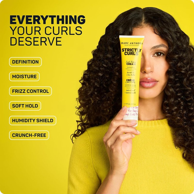 Marc Anthony Curl Cream - Define & Soften Curly Hair with Shea Butter & Oils | Set of 2