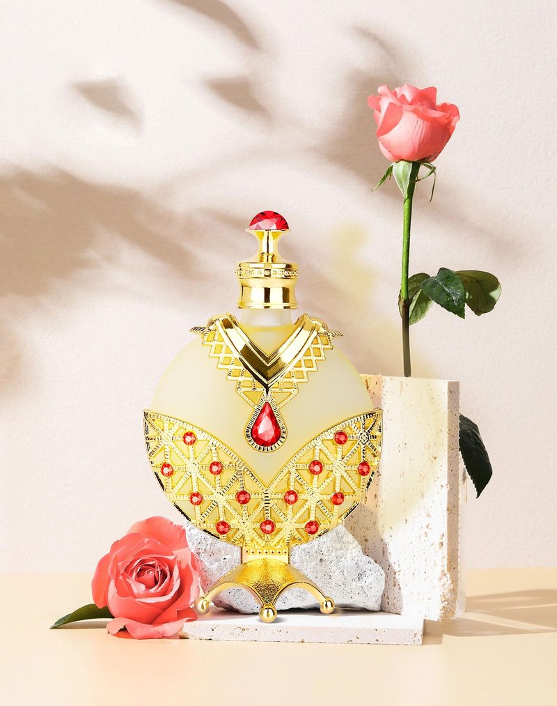 Huibao Gold Arabian Concentrated Perfume Oil, Arabic Perfumes for Women, Arabian Perfumes Oill- Long Lasting Perfume Oil (12ml)