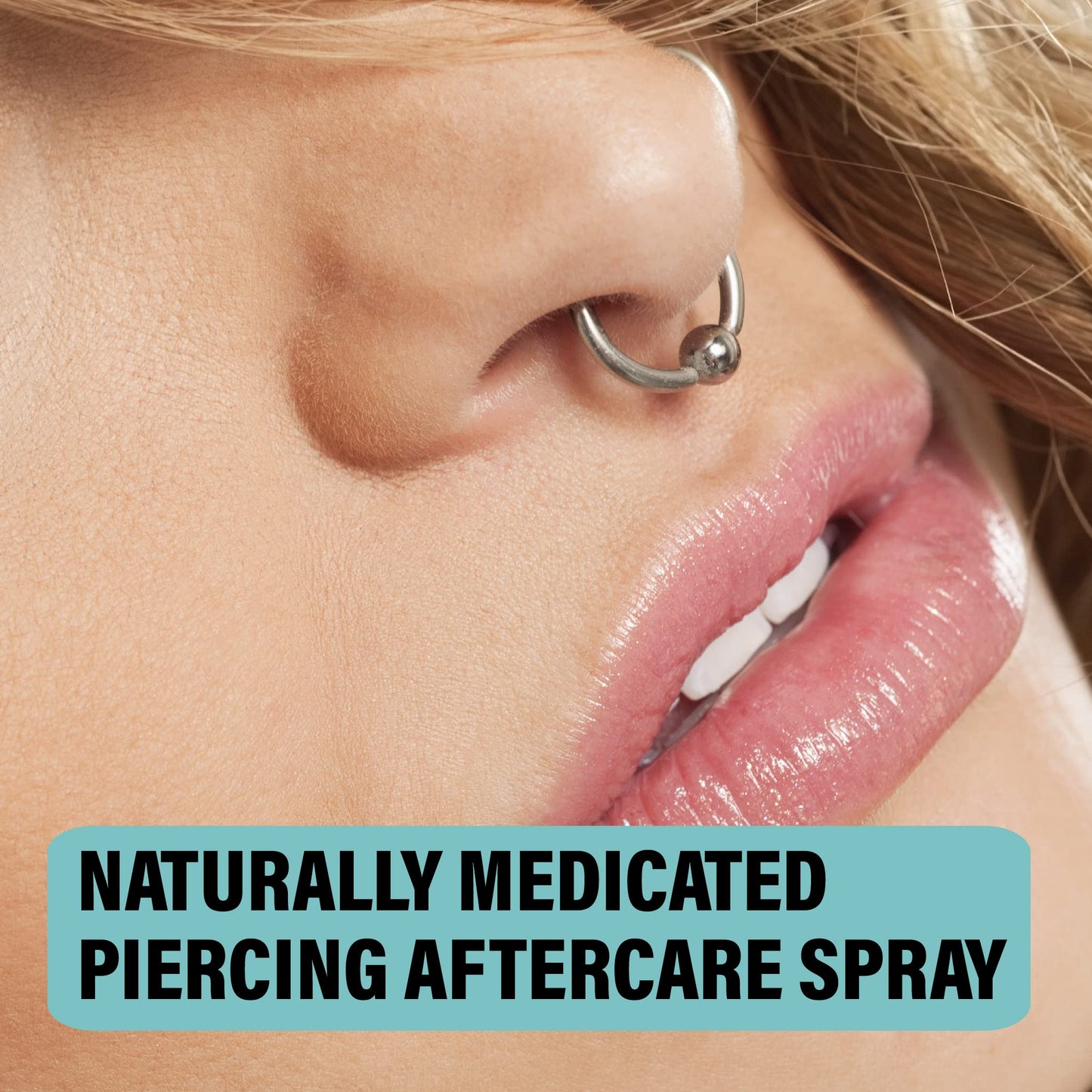 BASE LABORATORIES Piercing Aftercare Spray 4oz | Saline Spray for Piercings | Ear Piercing Cleaner Spray | Saline Solution for Piercings | Piercing & Keloid Bump Removal for Ears, Belly & Nose | 3PK