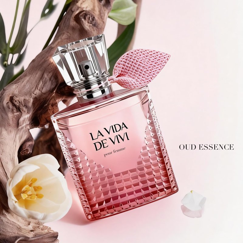 A CENTER Women's Perfume Set 4PCS Multi Scent Combo - Floral Long Lasting Fragrance Gift Set with Vanilla,Rose,Jasmine,Sandwood,Musk Eau De Parfume 3.4 Fl Oz Each for Daily Use
