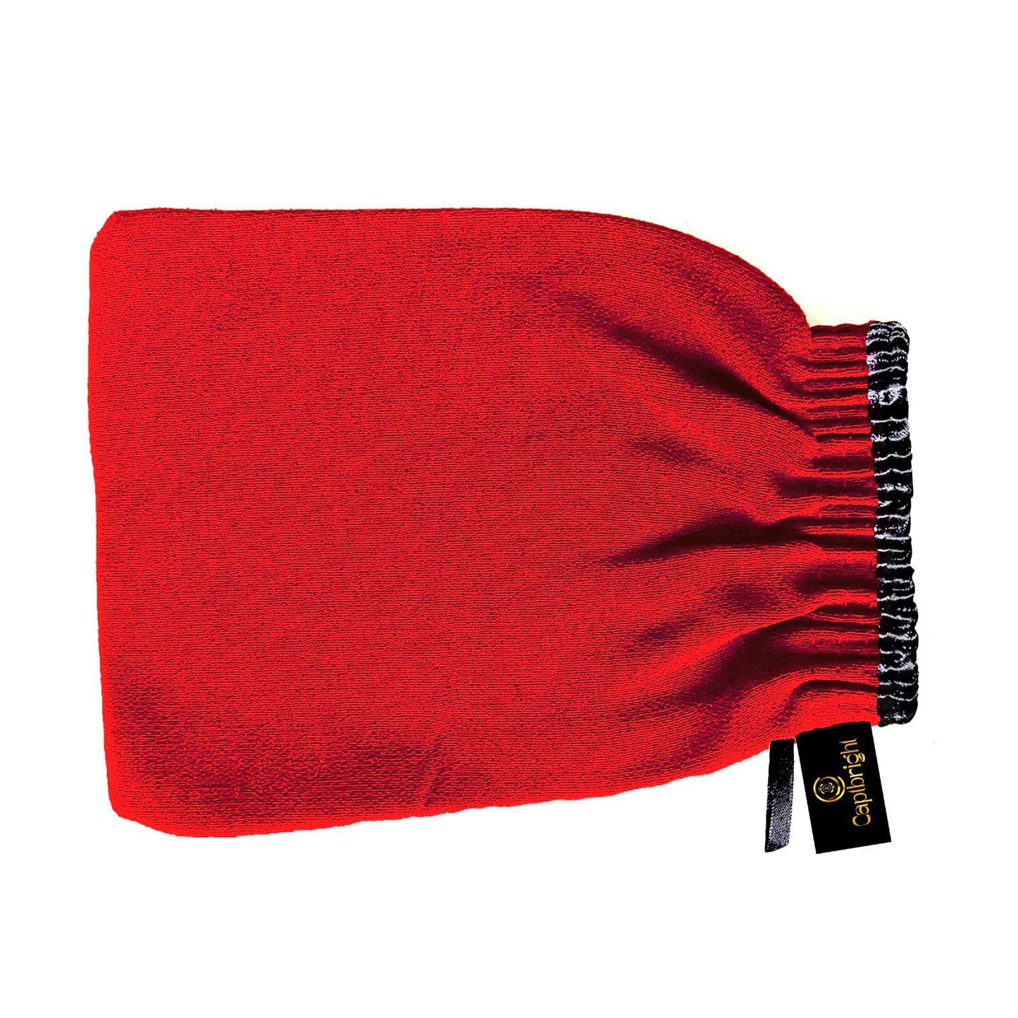CAPTBRIGHT Exfoliating Moroccan Bath Glove – Natural Kessa Mitt for Body Scrubbing & Dead Skin Removal | Deep Clean, Improve Circulation, Stretch Mark Reduction | Reusable & Eco-Friendly