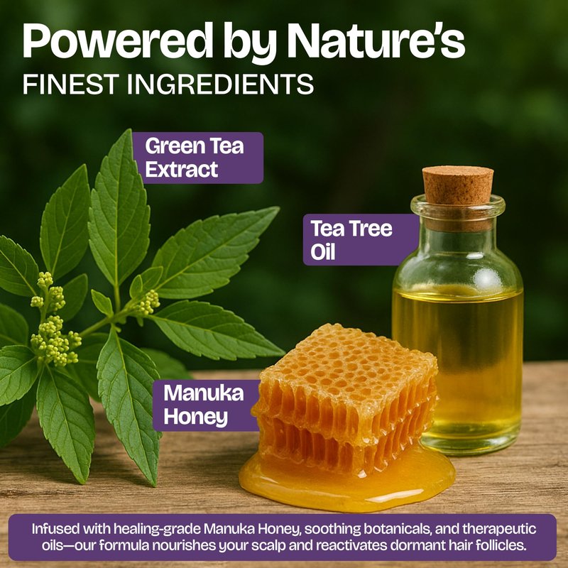 Psoriasis Shampoo for Eczema, and Folliculitis Treatment - Seborrheic Dermatitis Antifungal Shampoo for Ringworm, Acne, Flaking, Dry & Itchy Scalp Treatment - Psoriasis Relief with Manuka Honey