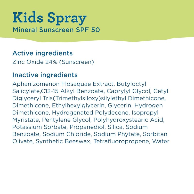 Blue Lizard Kids Sunscreen Spray SPF 50+ | Broad-Spectrum UVA/UVB Protection, Water-Resistant, 5 fl oz