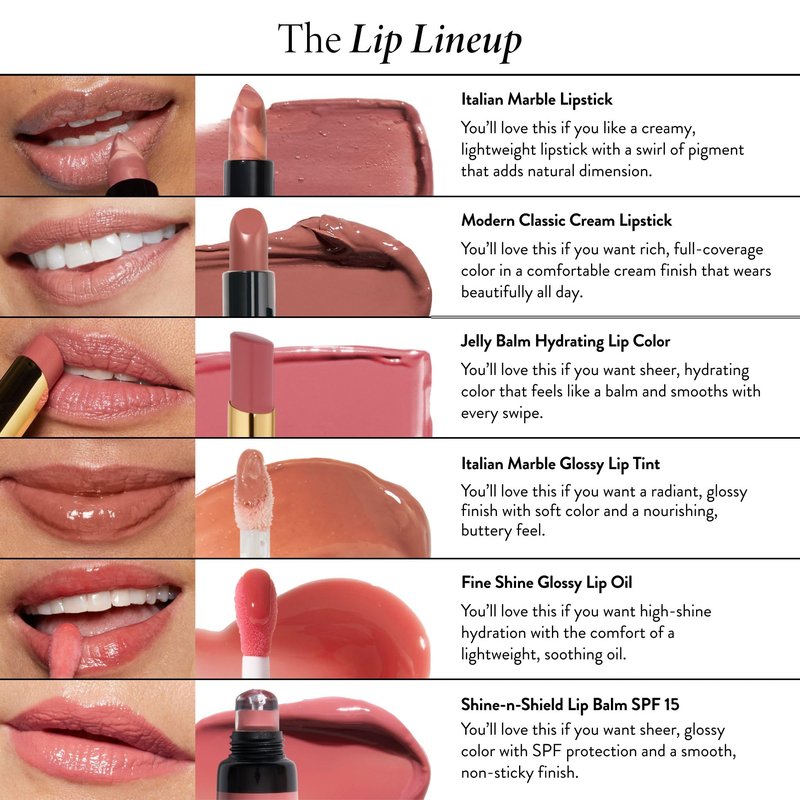 LAURA GELLER NEW YORK Italian Marble Glossy Lip Tint - Moisturizing Lip Gloss - Enriched with Shea, Mango and Cocoa Butters (02 Rosé Spritz)