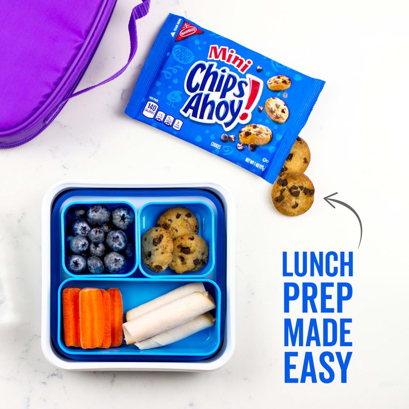 Nabisco Cookies and Candy Variety Pack, SOUR PATCH KIDS Soft & Chewy Gummy Candy, OREO Minis and CHIPS AHOY! Minis Cookies, 30 Snack Packs