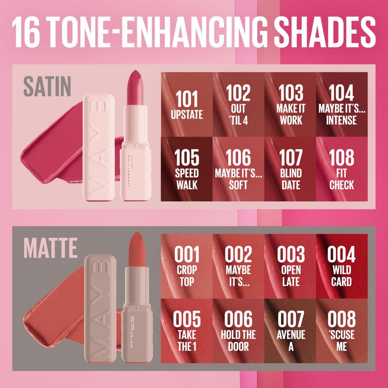 MAYBELLINE Serum Lipstick, Hydrating Lip Makeup with 8HRs of Lip Plumping Moisture with Hyaluronic Acid + Oil Blend, Maybe It's…Soft (Light Terracotta Rose Nude Satin)
