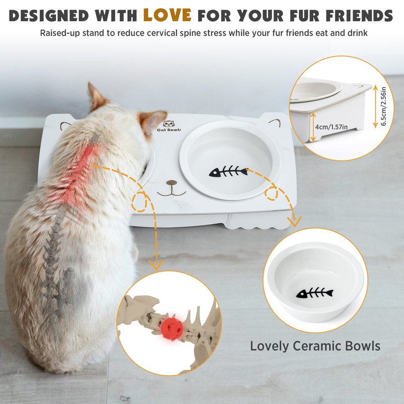 Outdoor Cat House,Collapsible Weatherproof Cat Houses for Outdoor/Indoor Cats,Solid Cat House with Elevated Cat Bowls, Easy to Assemble House for Small Cat…