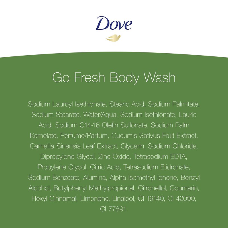 Dove go fresh Refreshing Body Wash Revitalizes and Refreshes Skin Cucumber and Green Tea Effectively Washes Away Bacteria While Nourishing Your Skin 12 oz