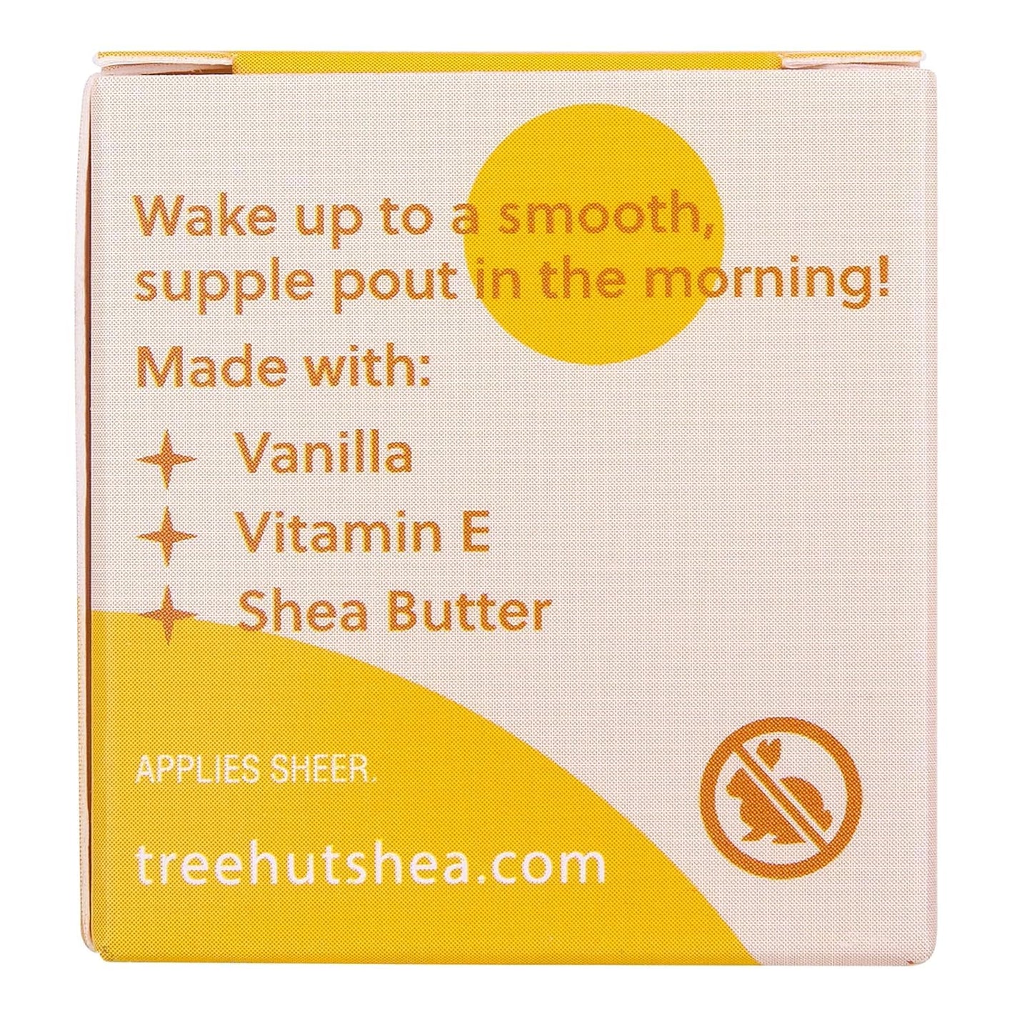 Tree Hut Vanilla Overnight Lip Mask - Hydrating Lip Treatment with Shea Butter & Vitamin E | 0.6 oz
