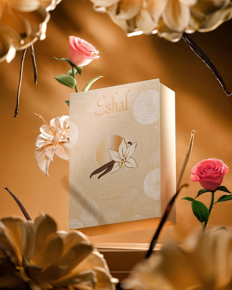 Paris Corner | Eshal Vanilla EDP 3.4 Fl Oz | Perfume for Women | Sweet, Warm, Sensual & Long-Lasting Fragrance | Indulge in Sugary, Vanilla, Musk Notes