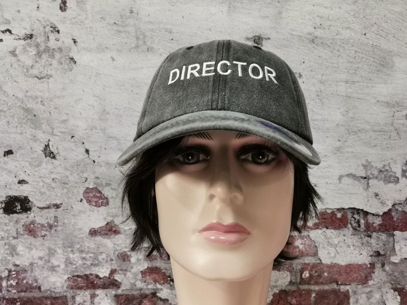 Hepandy Film Movie Director Baseball Cap, Gifts for Men Women, Washed Black Embroidered Cotton Adjustable Dad Hat, Embroidery Snapback Hat