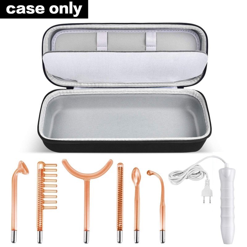 Case Compatible with Houzzi/for NuDerma/for Signstek/for APREUTY/for FAZJEUNE/for NewWay Professional Clinical Portable Handheld High Frequency Skin Wand Machine, 6 Neon & Argon Wands (Only Box)