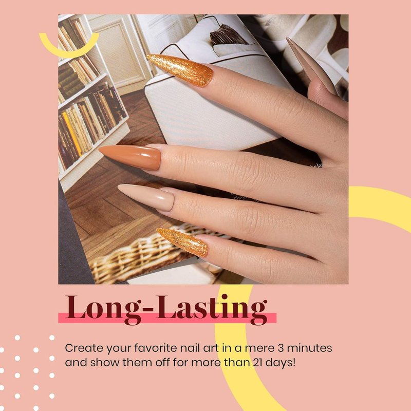 Beetles Brown Gel Nail Polish - 15ml Kim Brown Neutral Beige Tan | Soak Off UV LED Nail Art for DIY Manicure