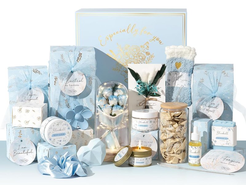 Luxury Self-Care Bath Set - 10 PCS Spa Gift Basket for Women & Teen Girls | Perfect Birthday & Mother's Day Gift