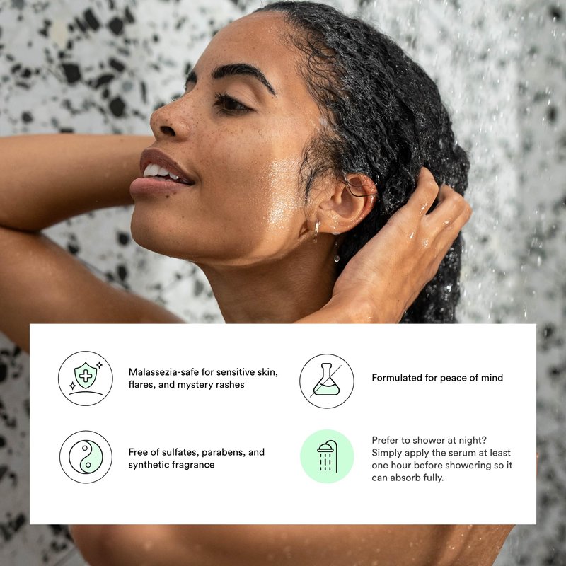 Dermazen Cleansing Scalp Therapy Shampoo for Flaky, Itchy Scalp | Steroid-Free, Sulfate-Free | Visibly Reduces Flaking & Soothes Itch | Malassezia-Safe with Piroctone Olamine | 8 fl oz