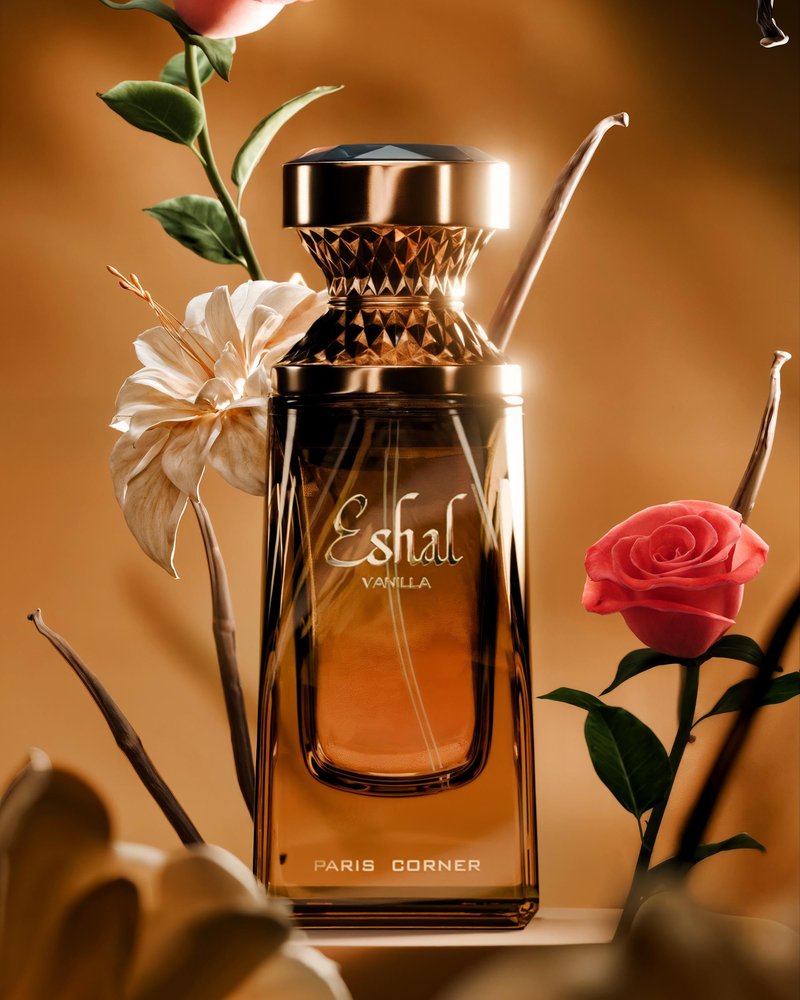 Paris Corner | Eshal Vanilla EDP 3.4 Fl Oz | Perfume for Women | Sweet, Warm, Sensual & Long-Lasting Fragrance | Indulge in Sugary, Vanilla, Musk Notes