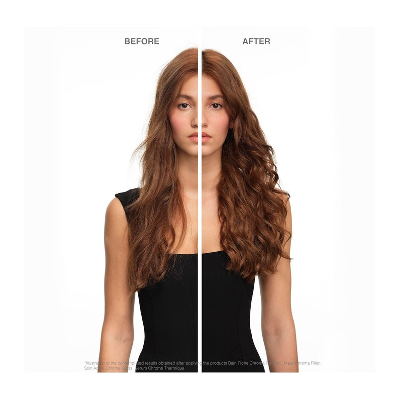 Kerastase Chroma Absolu Hair Serum - Moisturizing Anti-Frizz Treatment for Color-Treated Hair | Heat Protection