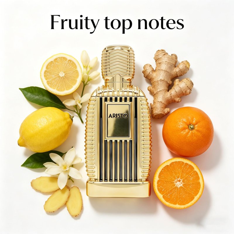 A CENTER Aristo 100ml Eau de Parfum for Women & Men | Unisex Woody Spicy Citrus Musk Scent | Long-Lasting Fragrance for Daily Wear