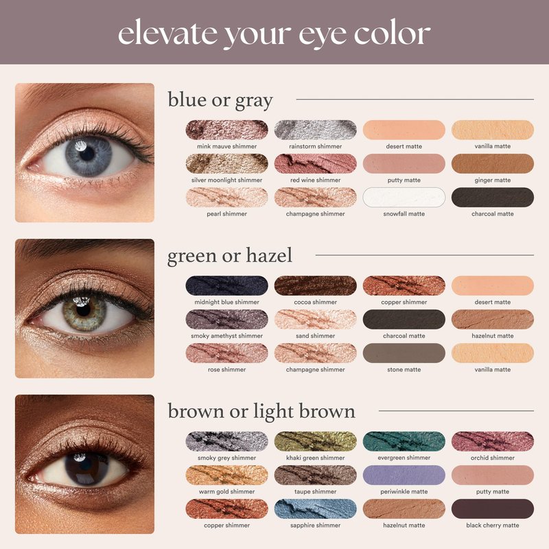 Julep Eyeshadow 101 Cream-to-Powder Waterproof Eyeshadow Stick – Stone Matte – Long-Lasting, Buildable, Crease-Proof, Cruelty Free, Matte Finish with Built-In Smudger