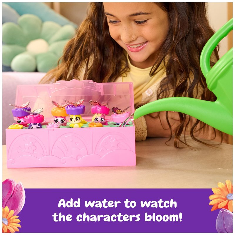 Hatchimals Bloomables, Bloom Bash Collectibles Pack with 6 Surprise Blind Box Characters, Over 15 Accessories, Terrarium & Dance Floor, Kids Toys for Girls & Boys Ages 4 and up