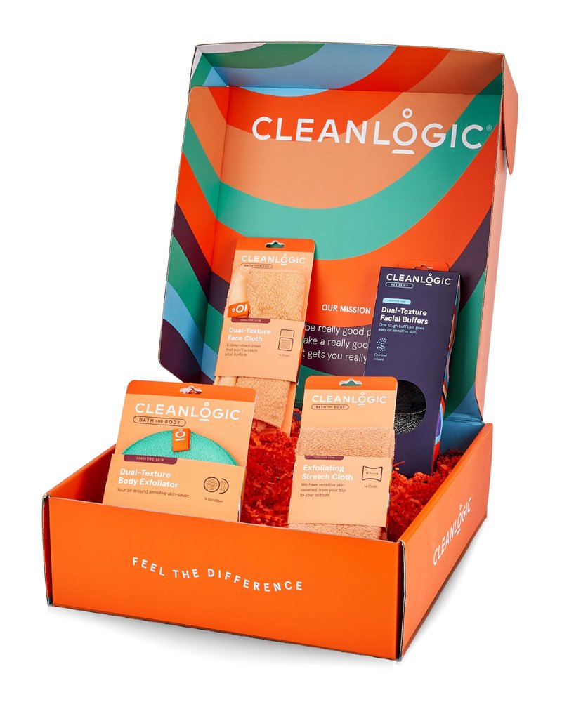 Cleanlogic Sensitive Skin Exfoliation Spa Kit