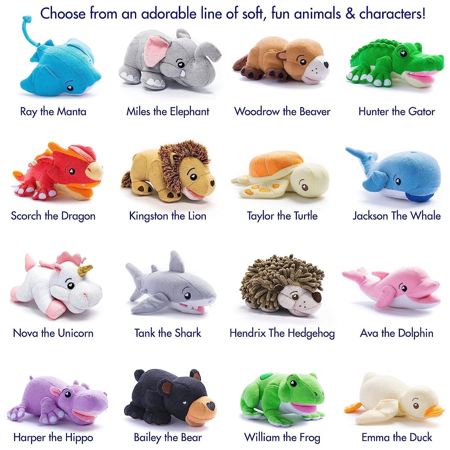 SoapSox Kids Exfoliating Bath Scrub (Tank the Shark) - Soft Animal Toy Wash Cloth Sponge with Soap Pocket Insert - Fun Loofah Characters for Babies, Kids and Children