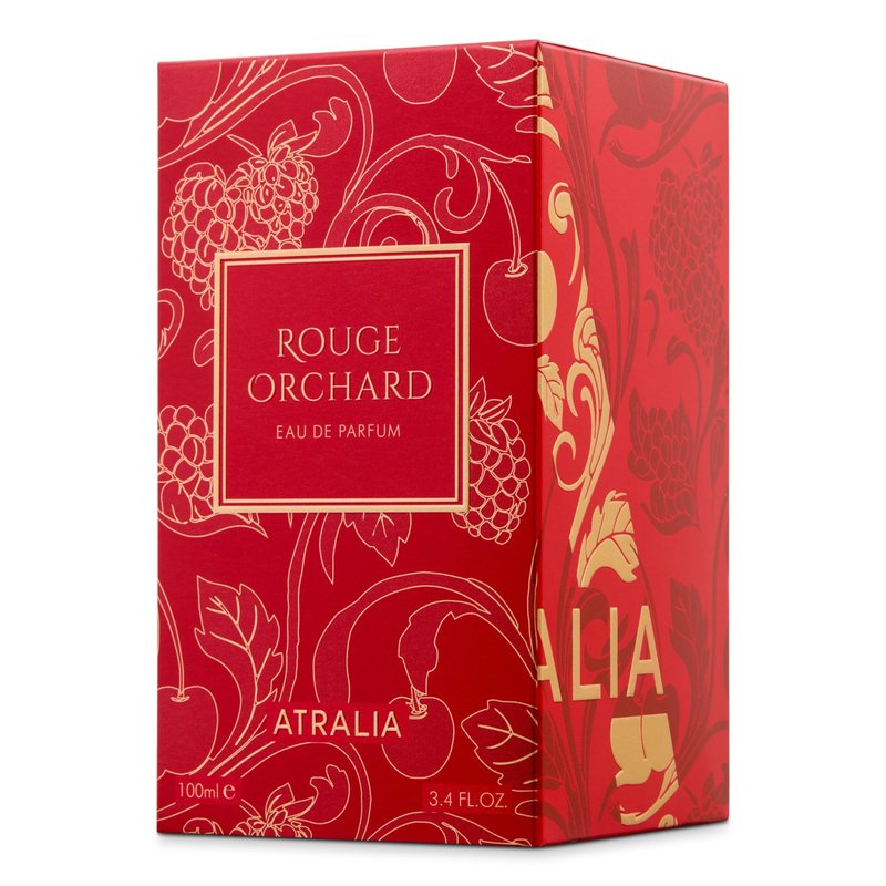 Atralia Rouge Orchard Eau de Parfum 100ml – Fruity Floral Perfume for Women, Raspberry, Rose, Cherry, Vanilla & Patchouli, Long Lasting Elegant Feminine Fragrance