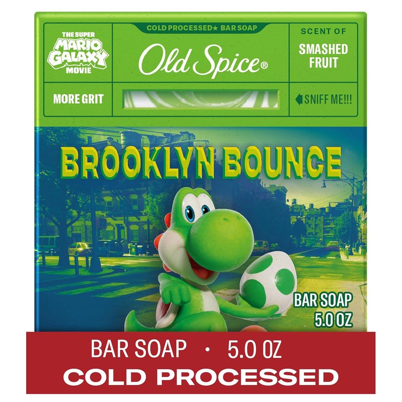 Old Spice Bar Soap for Men - Natural Cold Pressed Cleanser with Grit | Passion Fruit & Sunshine Scent, 5.0 oz