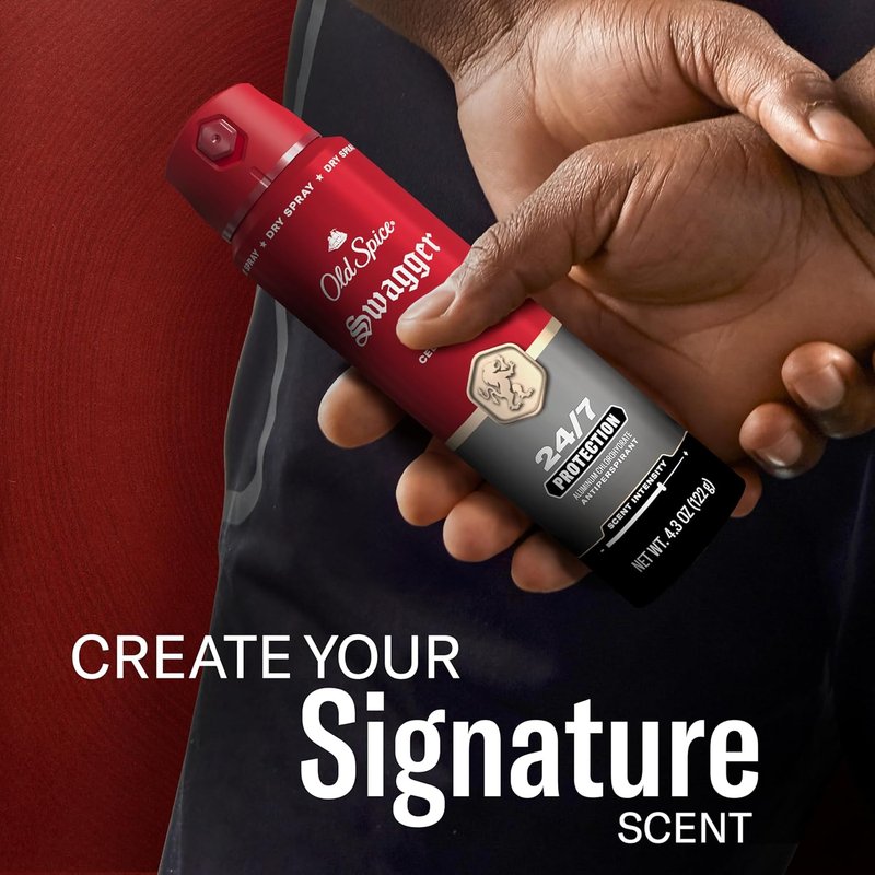 Old Spice Antiperspirant Deodorant Spray for Men - 24/7 Sweat & Odor Protection | Fresh Cedarwood Scent, 4.3 oz (Pack of 2)