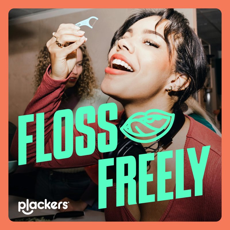 Plackers® Twin Line® Floss Picks with Tuffloss® Fiber & FlipPick®, Intense Mint, Double-Line Flosser for Effective Plaque Removal, 300 Count