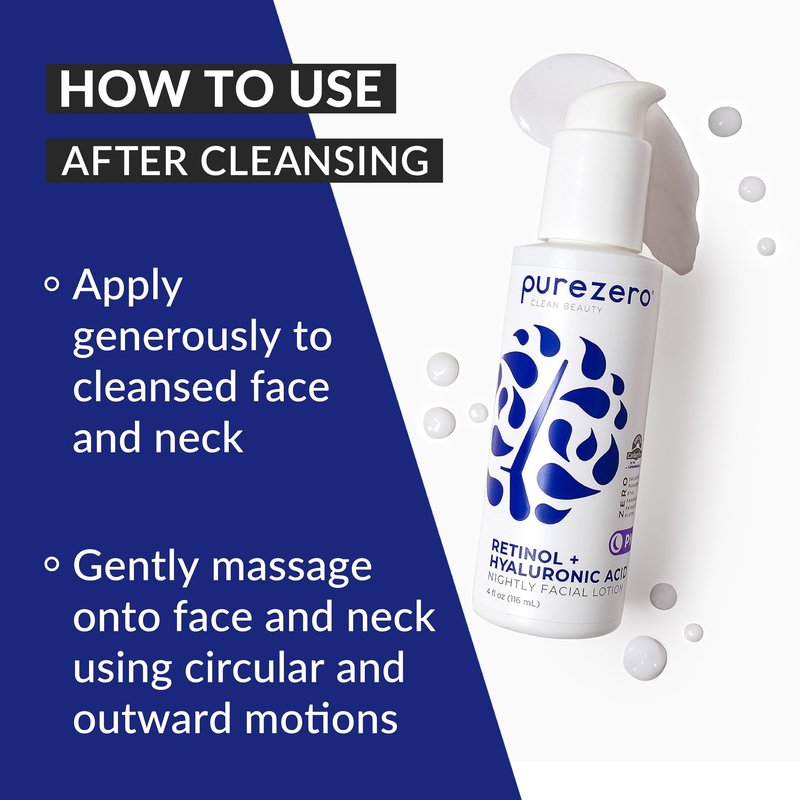 Purezero Moisturizing Night Cream – Hydrating & Anti-Aging Face Moisturizer with Pure Ingredients, Paraben-Free, Vegan, Cruelty-Free, 4 oz