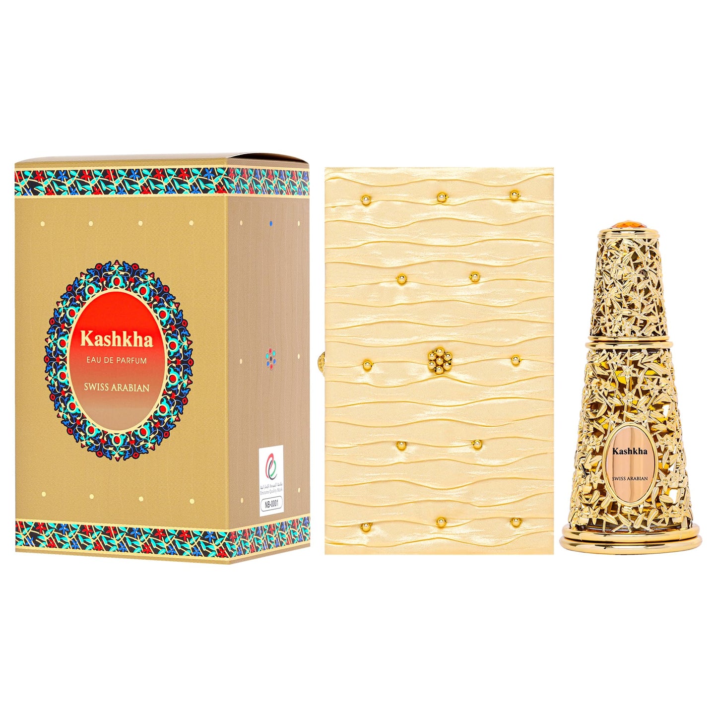 Swiss Arabian Kashkha - Luxury Products From Dubai - Long Lasting, Addictive Personal EDP Spray Fragrance - Seductive Signature Aroma - 1.7 Oz