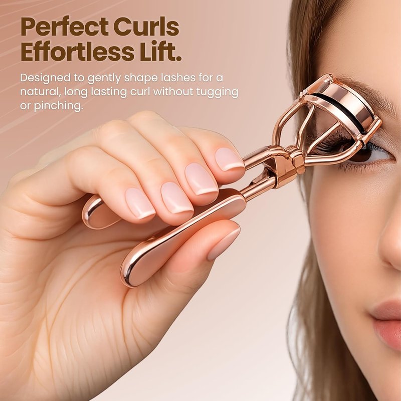 Eyelash Curler – Long-Lasting Lash Lift, Gentle No-Pinch Curling Tool, Ergonomic Grip, Fits All Eye Shapes, Stainless Steel Lash Curler for Everyday & Professional Use