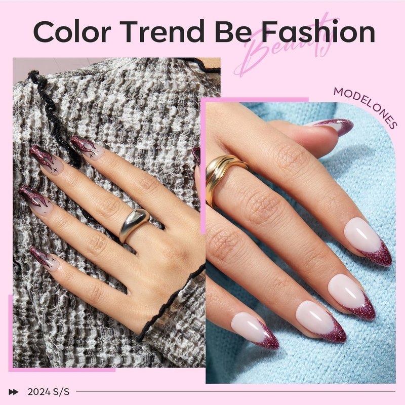 modelones Hema Free Gel Nail Polish 6 Colors Neutral Nude Set Nude Pink Quick Dry Winter Polish Manicure Diy Nail Art Home Salon Gift For Women Girl