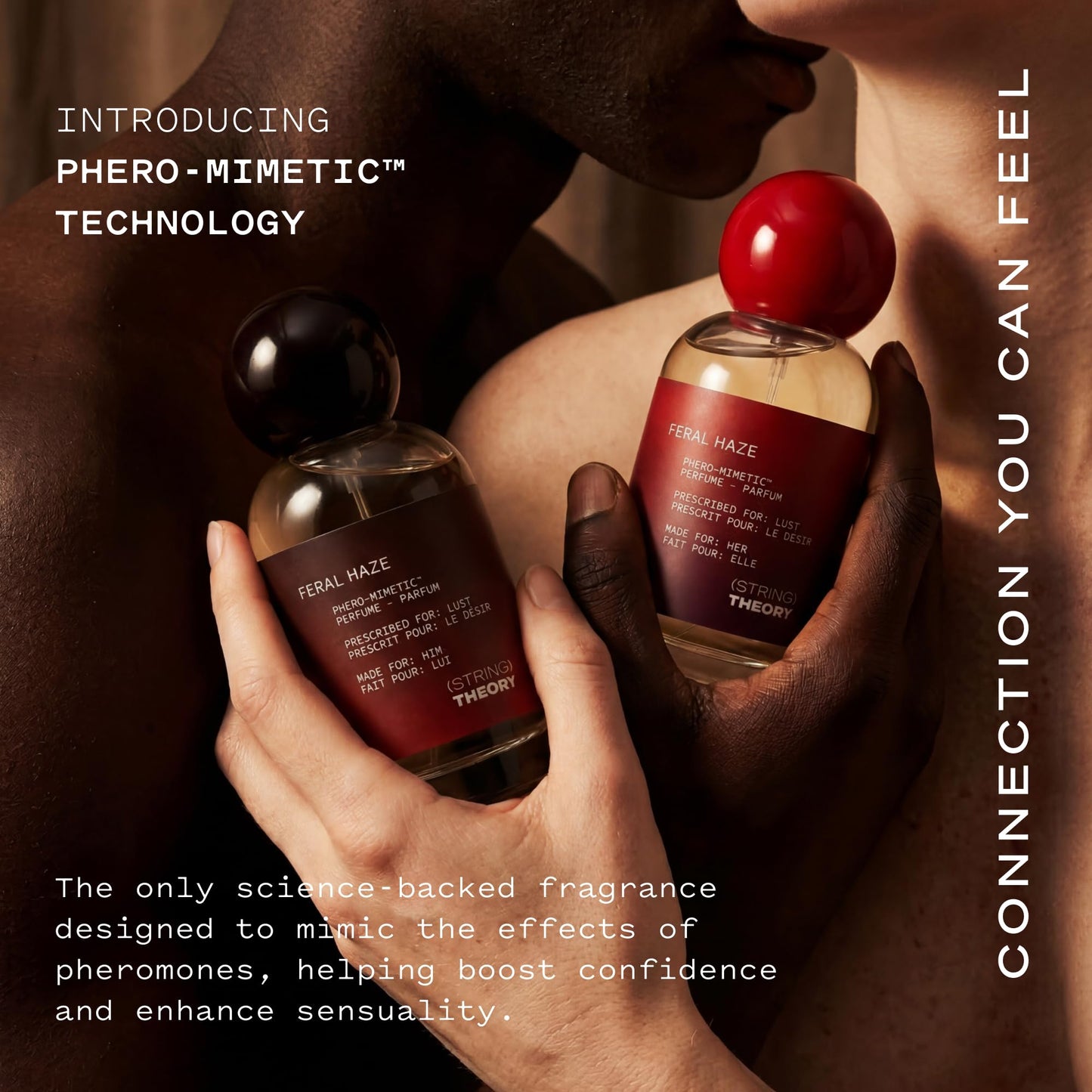STRING THEORY Pheromone Perfume for Women - Spicy & Sweet Vanilla Amber Boozy Gourmand Musk - Dark Rum, Vanilla, Creamy Tonka Bean - Lasts 4-6 Hrs Long - Pheromones Phero-Mimetic Eau de Parfum Perfume