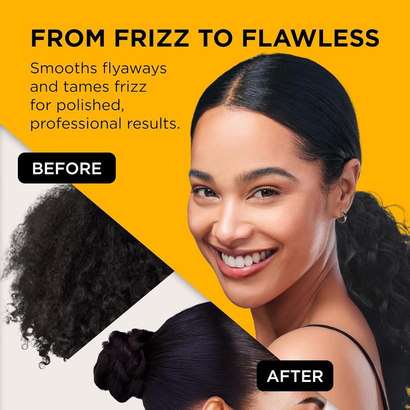 EDGE BOOSTER® Strong Hold Styling Gel - Alcohol-Free Hair Gel with Camellia Sinensis Oil for Curly & Wavy Styles | 16.9oz