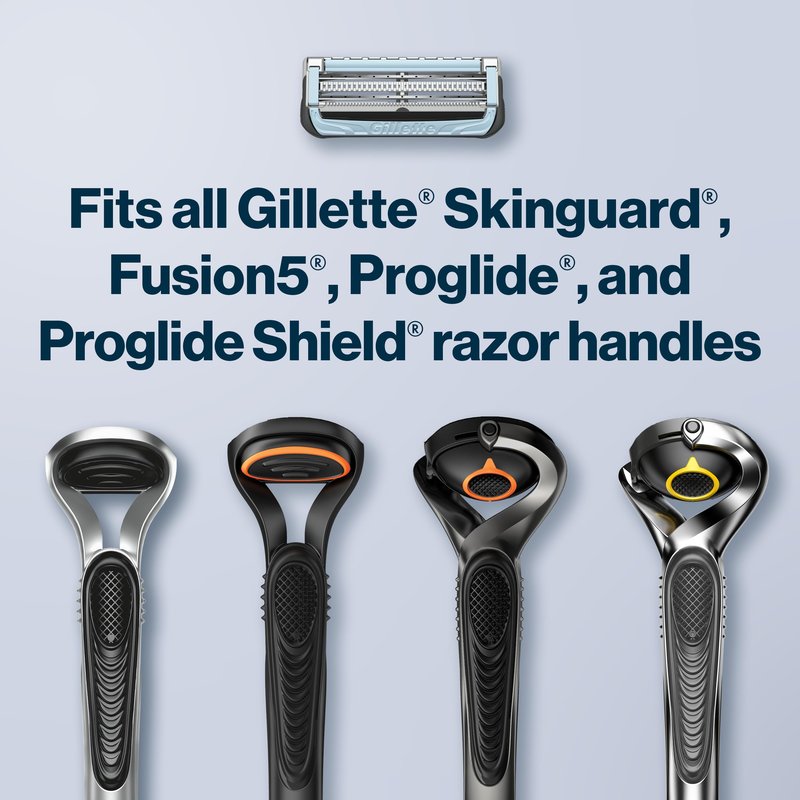 Gillette SkinGuard Men's Razor Blades, 4 Blade Refills
