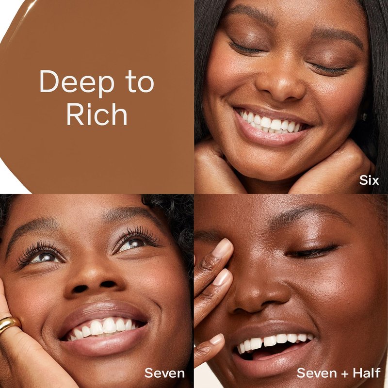 Saie Hydrabeam Under Eye Brightener - Sheer + Hydrating Concealer with Glycerin, Squalane + Cucumber Extract - Brightening Under Eye Concealer + Corrector for Even, Glowing Skin - Shade 6 (0.2 oz)