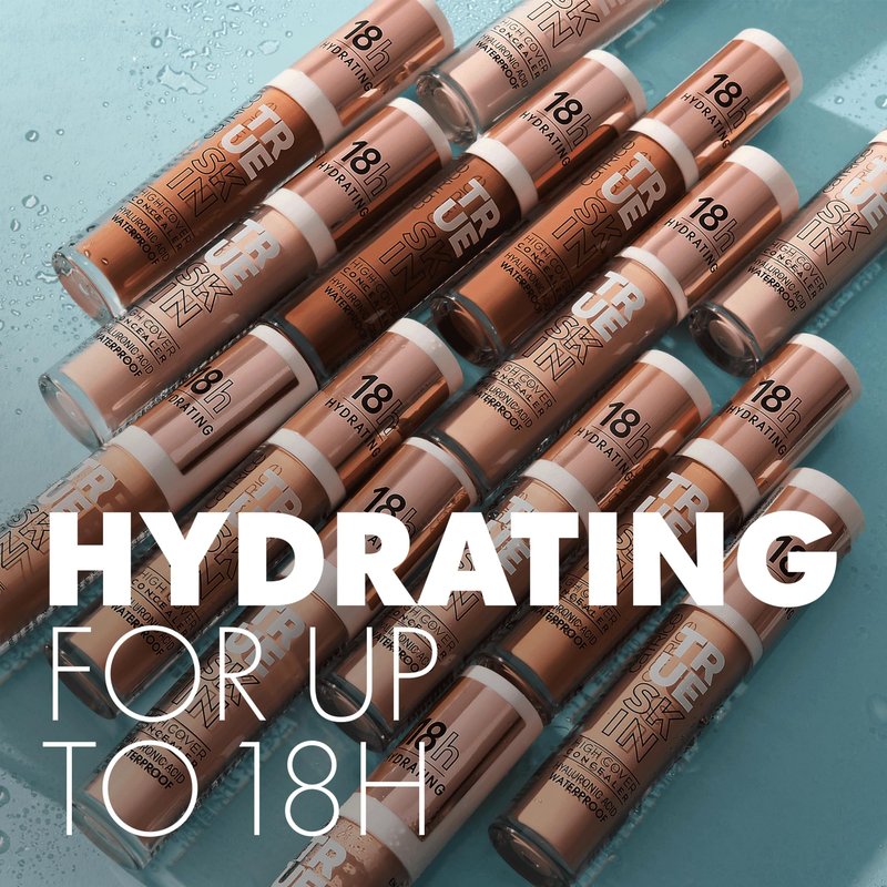 Catrice | True Skin High Cover Concealer (002 | Neutral Ivory) | Waterproof & Lightweight for Soft Matte Look | With Hyaluronic Acid & Lasts Up to 18 Hours | Vegan, Cruelty Free