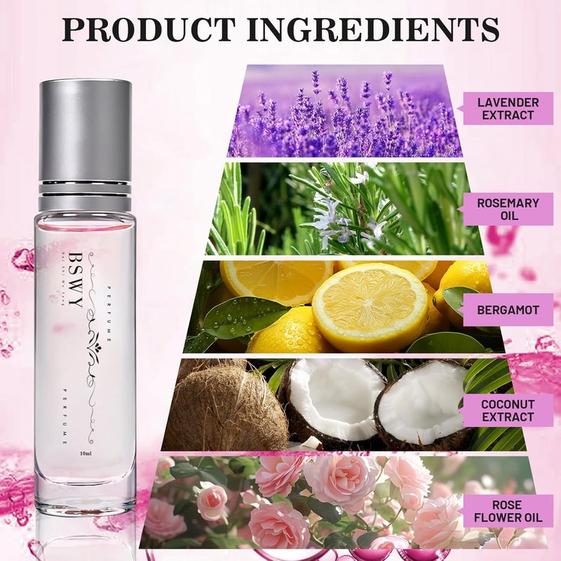 Pheromones Perfume for Women - Long Lasting Roll-On Silk Body Oil | Travel Size 0.34 fl. oz (10ml)
