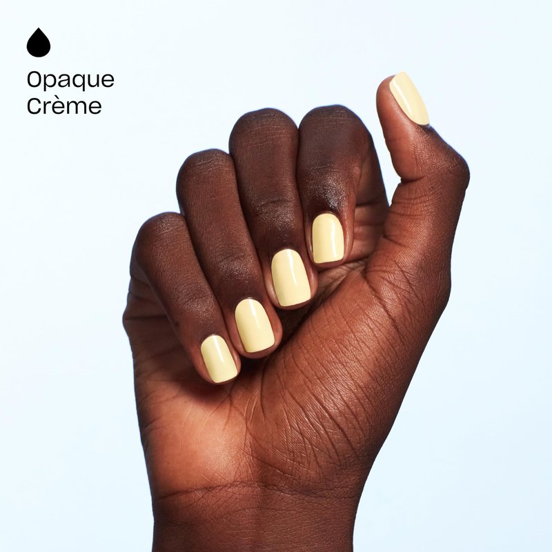 OPI GelColor Blinded by the Ring Light | Opaque Soft Pastel Warm Yellow Crème LED Cure Gel Nail Polish | Salon-Quality Shine, Long-Lasting Wear | 0.5 Fl Oz