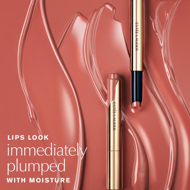 Estée Lauder Pure Color Melt-On Glosstick for Lips | Plumping & Moisturizing Lip Gloss, 890 Melted Tangerine