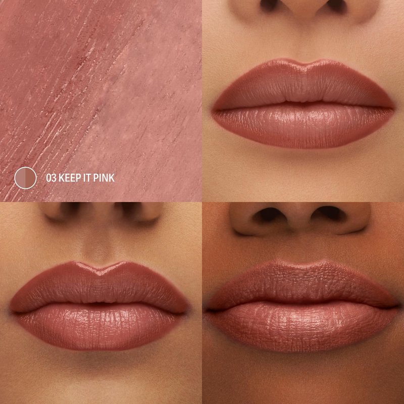 Sacheu DoubleDown Lip Definer — 2-in-1 Lip Liner & Balm — Long-Lasting Korean Make Up Lipstick with Satin Finish, Avocado Oil & Vitamin E (Keep it Pink)