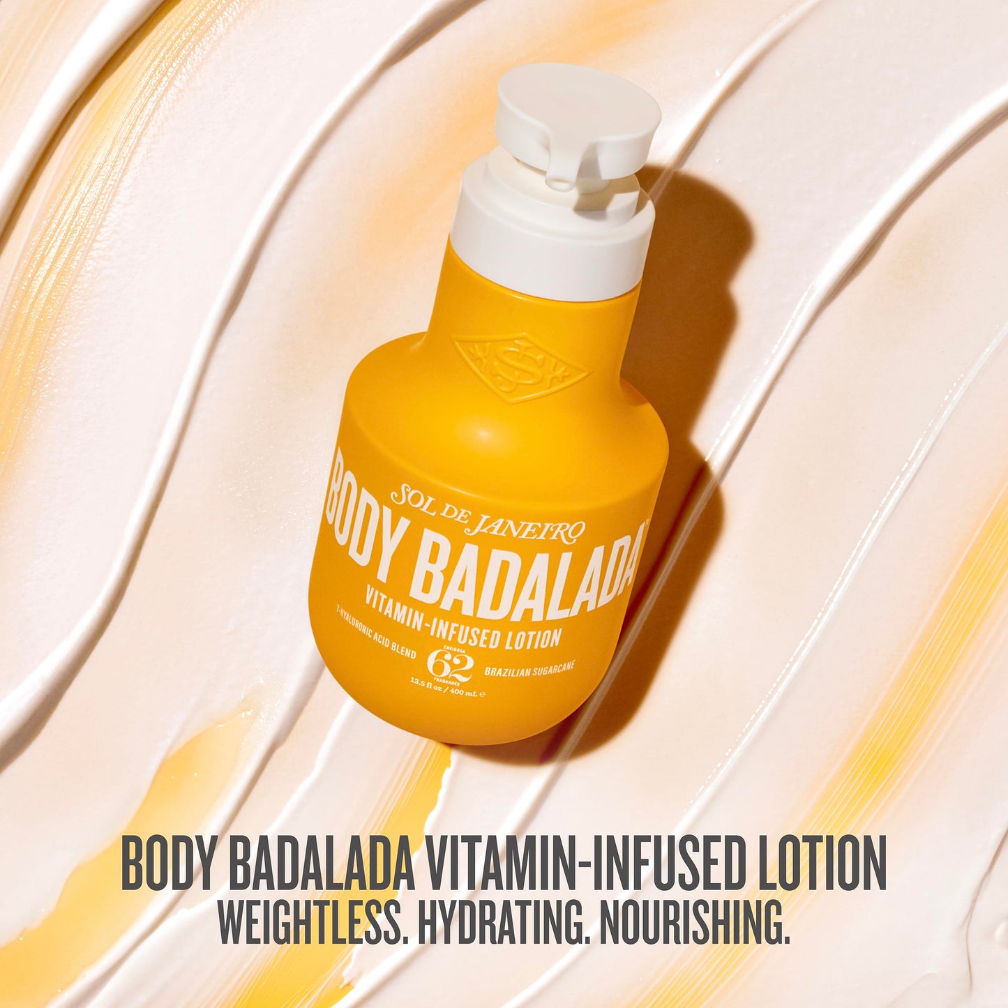 Sol de Janeiro Vanilla Lotion & Body Mist Bundle - Body Badalada Lotion & Cheirosa 62 Perfume Mist