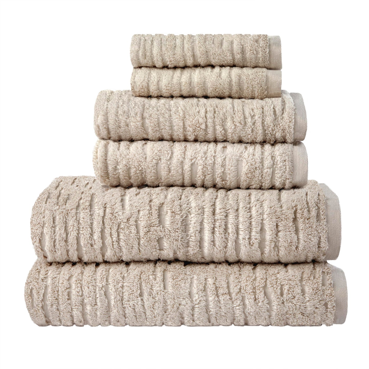 SKL Home CloudSoft Cotton Luxury Bath Towel, Oatmeal