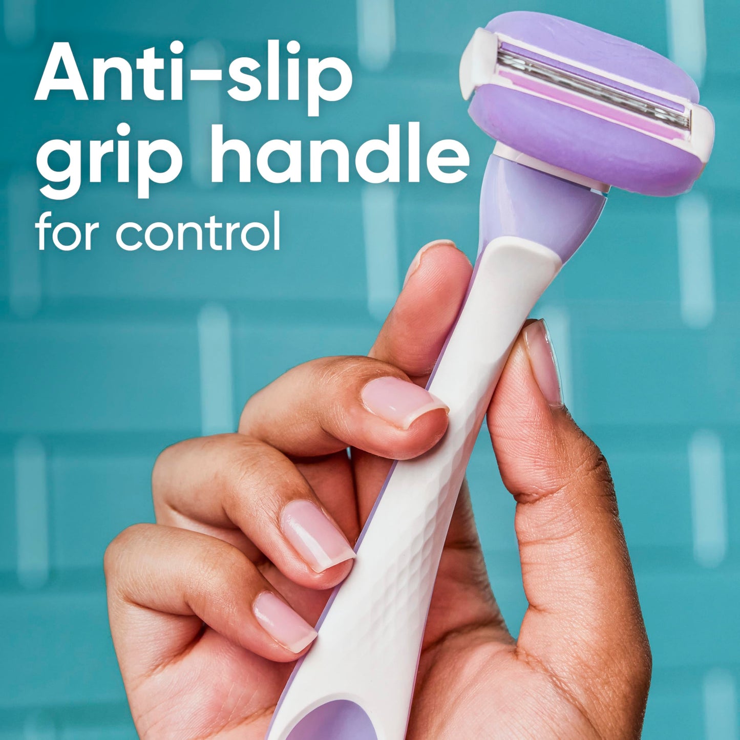 Gillette Venus ComfortGlide Touch of Vitamin E, Disposable Razor for Women, 3 Blades, Water-Activated Moisture Bars, 2ct